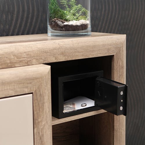 Elektronischer Safe – Heimtresor aus Stahl mit Zahlenschloss, Schwarz - Easy2sell - Deluxe