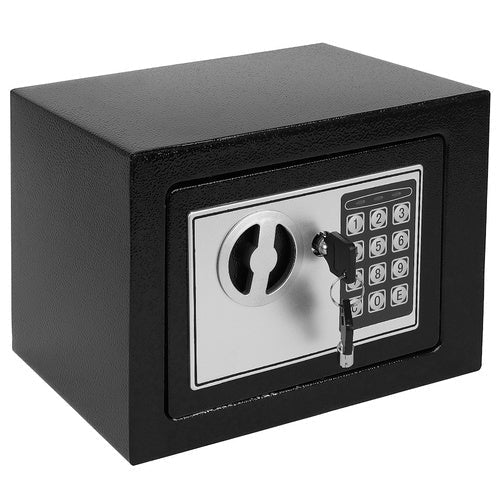 Elektronischer Safe – Heimtresor aus Stahl mit Zahlenschloss, Schwarz - Easy2sell - Deluxe