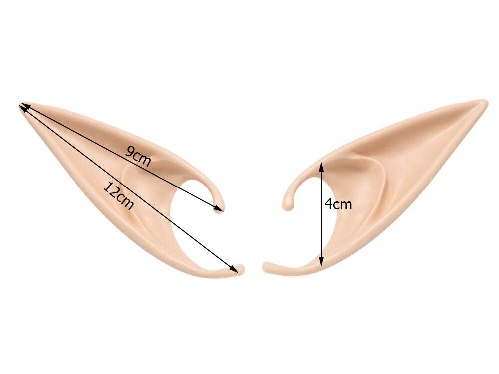 Elfenohren Halloween Kostüm für Erwachsene Party Verkleidung Elfen Ohren 2 Stück - Easy2sell - Deluxe