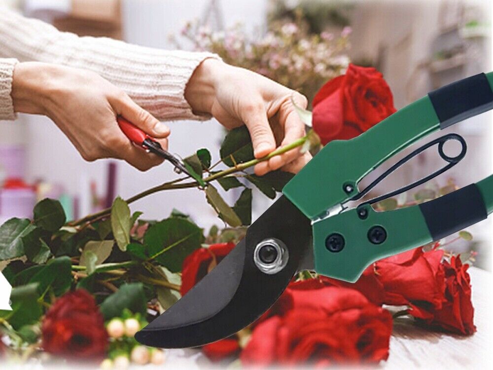 Ergonomische Gartenschere in Rot/Grün - Easy2sell - Deluxe