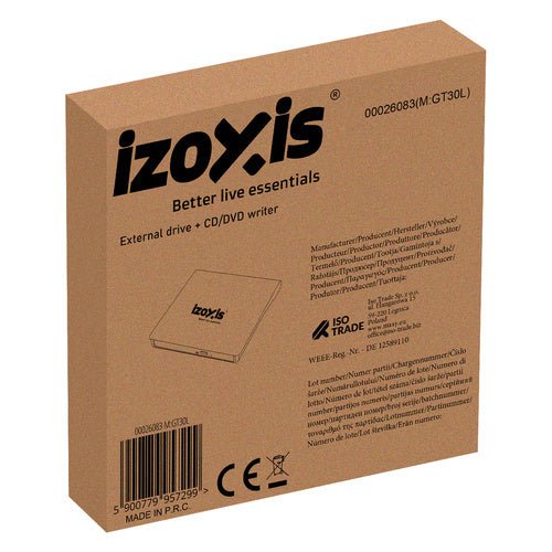 Externes DVD Laufwerk USB 3.0 CD DVD Brenner USB-Brenner Plug & Play für Laptop