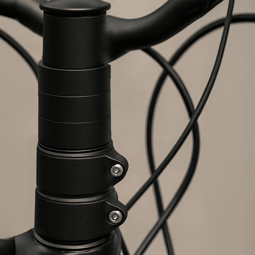 Fahrrad Lenkerverlängerung Adapter 28,6mm – Höhenverstellbar Aluminium Schwarz - Easy2sell - Deluxe
