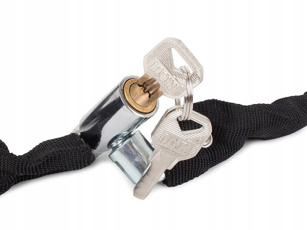 Fahrradschloss Kettenschloss Panzerschloss 80cm Fahrrad Schloss mit 2 Schlüsseln - Easy2sell - Deluxe