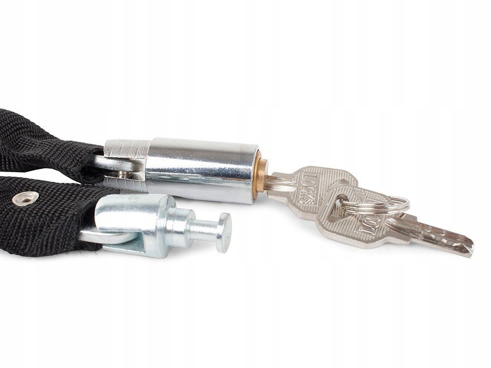 Fahrradschloss Kettenschloss Panzerschloss 80cm Fahrrad Schloss mit 2 Schlüsseln - Easy2sell - Deluxe