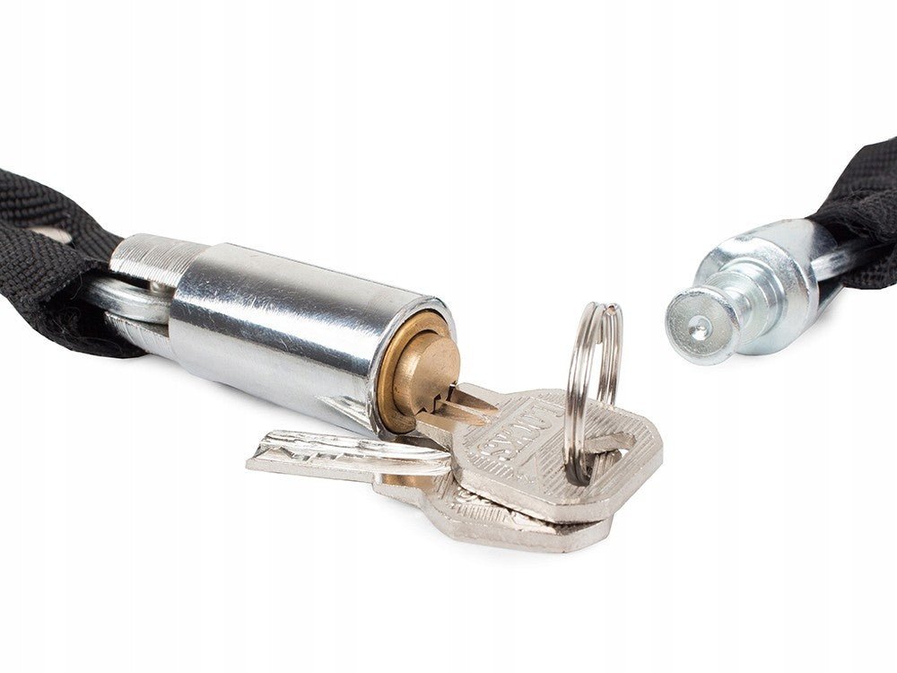 Fahrradschloss Kettenschloss Panzerschloss 80cm Fahrrad Schloss mit 2 Schlüsseln - Easy2sell - Deluxe