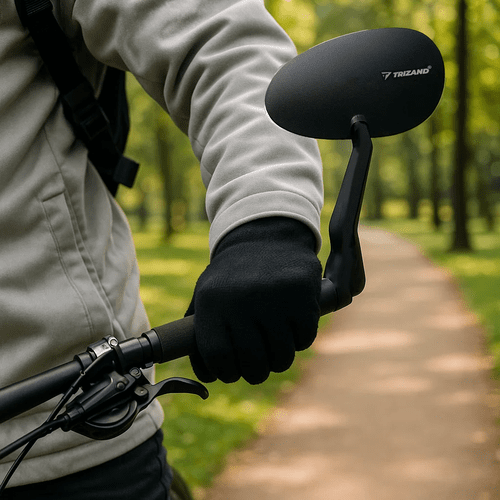 Fahrradspiegel Links – Bruchsicherer Rückspiegel Verstellbar Schwarz - Easy2sell - Deluxe
