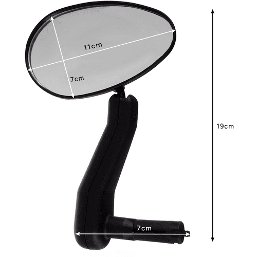 Fahrradspiegel Links – Bruchsicherer Rückspiegel Verstellbar Schwarz - Easy2sell - Deluxe