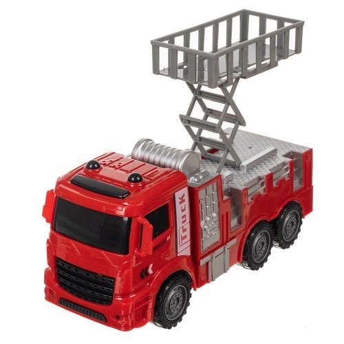 Feuerwehrauto Spielzeug Set 6 - teilig – Rettungsfahrzeuge Rot ab 3 Jahren - Easy2sell - Deluxe