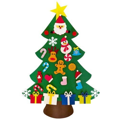 Filz Weihnachtsbaum Dekoration Selbermachen Weihnachtsbaum für Kinder Geschenk - Easy2sell - Deluxe