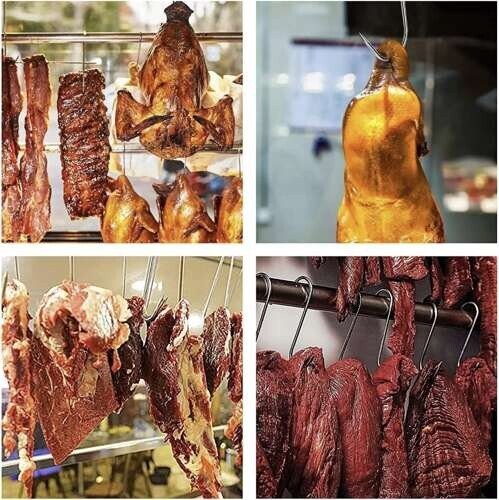 Fleischerhaken Räucherhaken S - Haken Küchenhaken Edelstahl Fleischhaken 15 Stück - Easy2sell - Deluxe