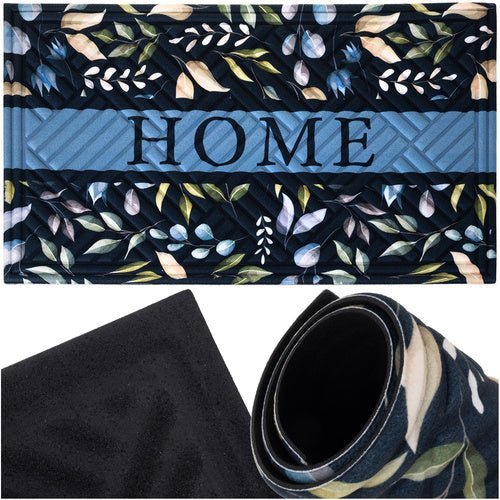Fußmatte 75x45 cm Rutschfest – Schmutzfangmatte Schwarz aus Gummi & Polyester - Easy2sell - Deluxe