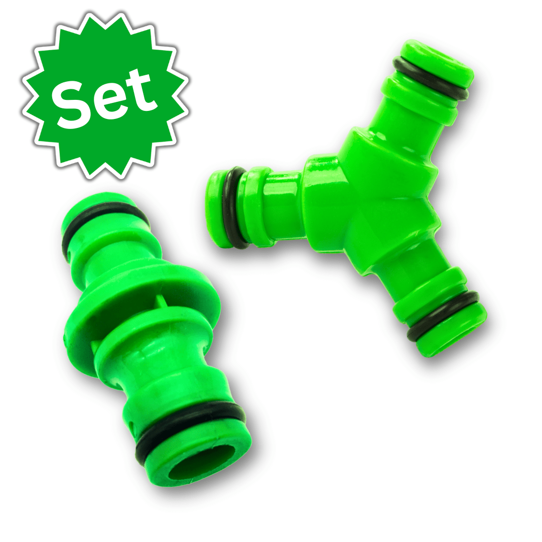 Gartenschlauch Verbinder Schlauchkupplung Wasserschlauch Schnellkupplung - Y 3Wege - Easy2sell - Deluxe