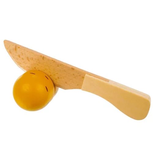 Gemüseschneideset aus Holz mit Klettverschluss – 9-teiliges Spielzeugset - Easy2sell-Deluxe