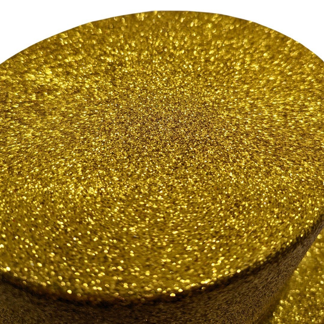 Glitzer Zylinder Hut in Gold Partyhut 25cm Verkleidung für Karneval & Festivals - Easy2sell - Deluxe