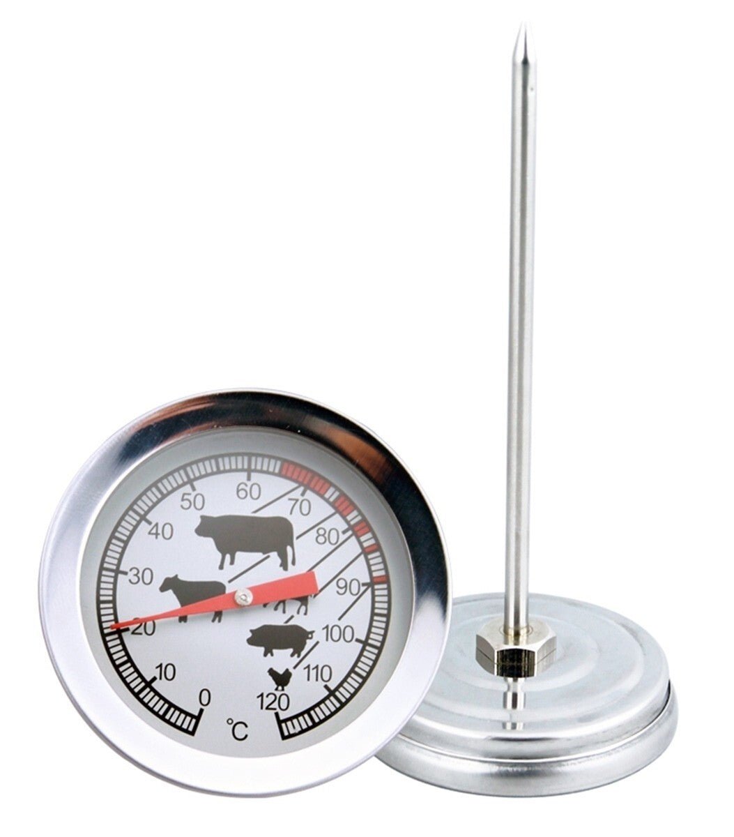 Grill Thermometer für BBQ Räucherofen Räucher Smoker Grill 120°C Räucherschrank - Easy2sell - Deluxe