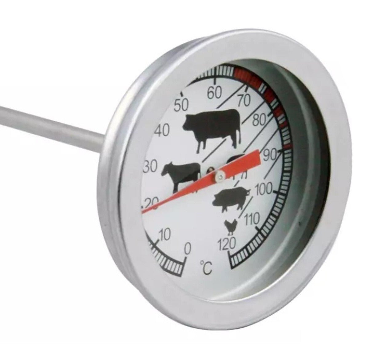 Grill Thermometer für BBQ Räucherofen Räucher Smoker Grill 120°C Räucherschrank - Easy2sell - Deluxe