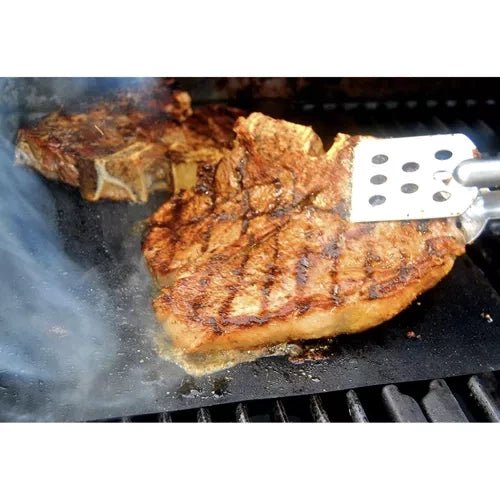 Grillmatten 3er Set Antihaftbeschichtet – 33x40cm Schwarz Glasfaser - Easy2sell - Deluxe