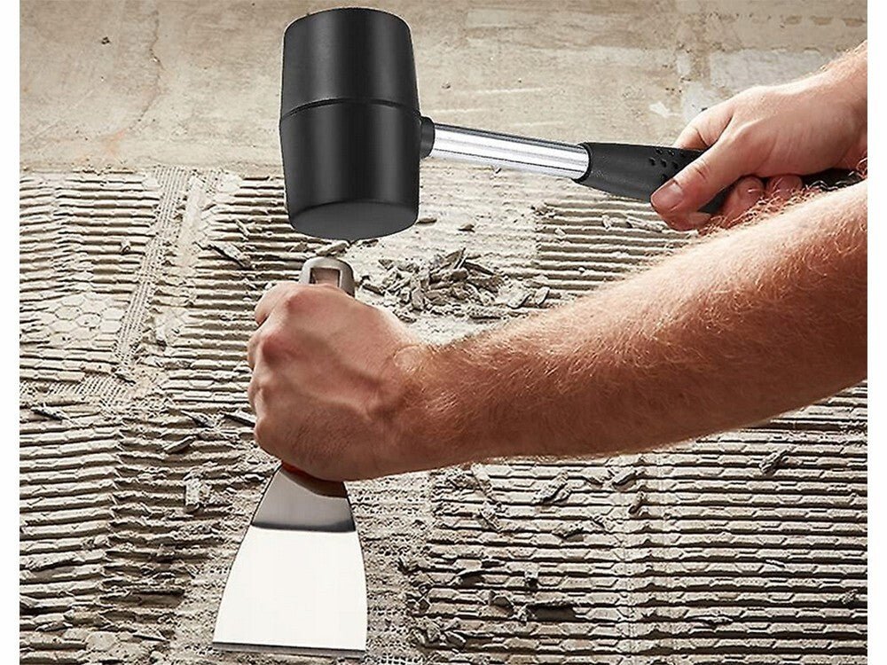 Gummihammer Rückschlagfrei Schonhammer Ausbeulhammer Kunststofhammer Hammer 400g - Easy2sell - Deluxe