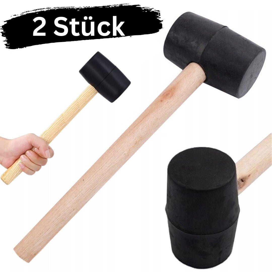 Gummihammer Schonhammer Pflasterhammer Ausbeulhammer Camping Werkzeug Hammer 2x - Easy2sell - Deluxe