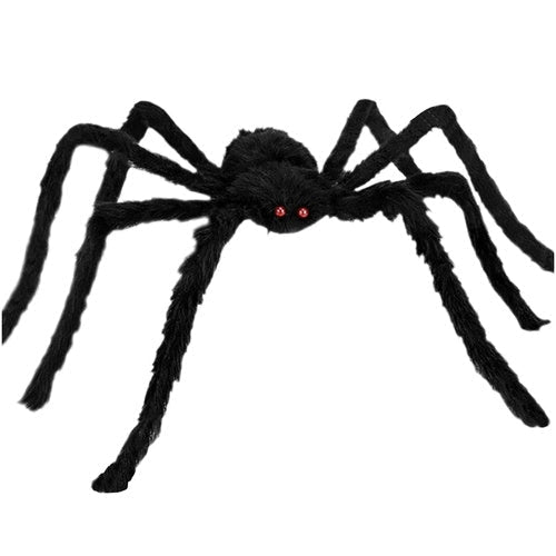 Haarige Spinne Halloween Deko – 50 cm Große Spinne mit Flexiblen Beinen - Easy2sell - Deluxe