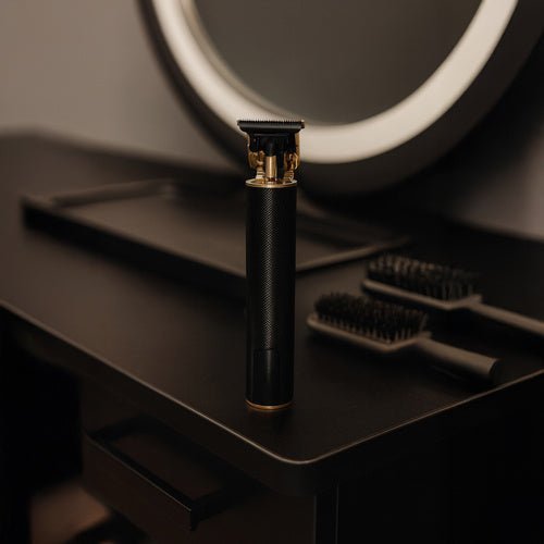 Haarschneider und Bartschneider – Profi Trimmer mit 6 Aufsätzen in Schwarz - Easy2sell - Deluxe