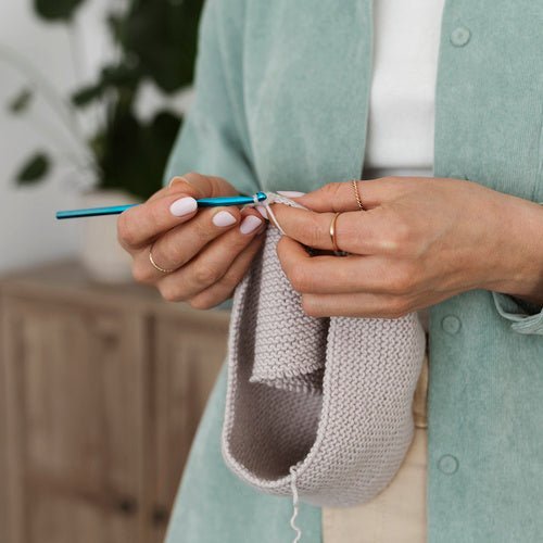 Häkelset für Anfänger – 69 - teiliges Set mit Etui, Garn und Nadeln - Easy2sell - Deluxe