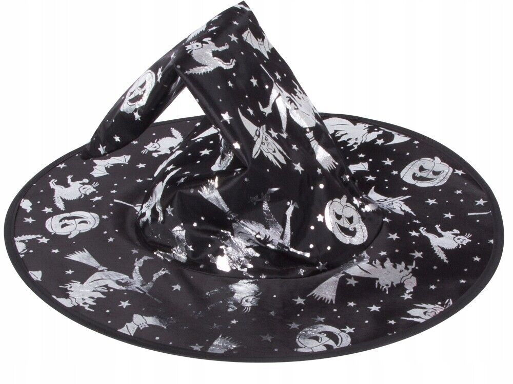Halloween Party Kostüm Hexenhut faltbar Verkleidung als Hexe Zauberin Kostüme - Easy2sell - Deluxe