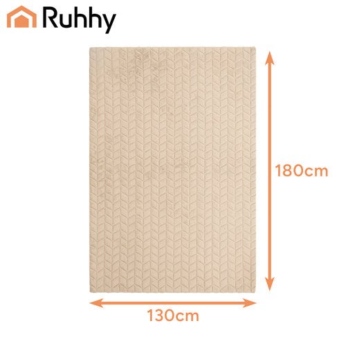 Heizdecke 180x130 cm Beige – Heizmatte mit Fernbedienung und 10 Stufen - Easy2sell - Deluxe