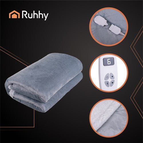 Heizdecke Matte 180x130cm grau Ruhhy 26225 - Easy2sell - Deluxe
