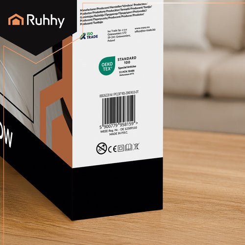Heizkissen für Rücken und Nacken, 40x30 cm, 4 Stufen, Grau, Waschbar - Easy2sell - Deluxe