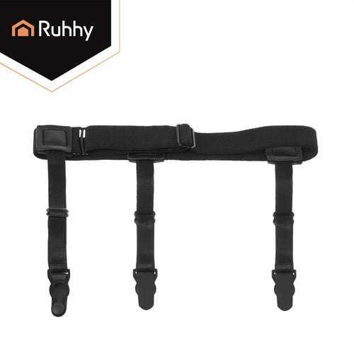 Hemdenhalter 2er Set für Herren – Elastische Hemdstraps in Schwarz - Easy2sell - Deluxe