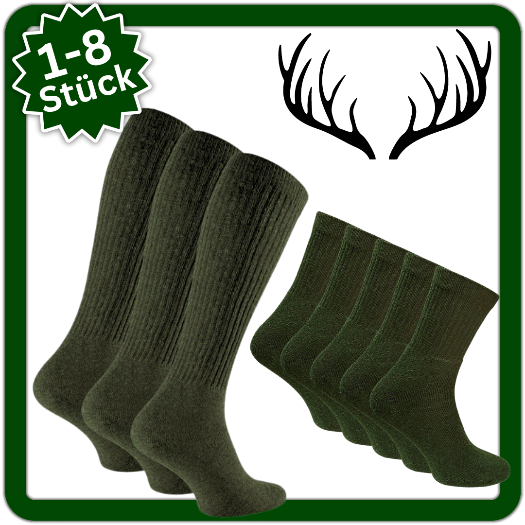 Herren Bundeswehrsocken Olivgrün 1 - 8 Paar - Easy2sell - Deluxe
