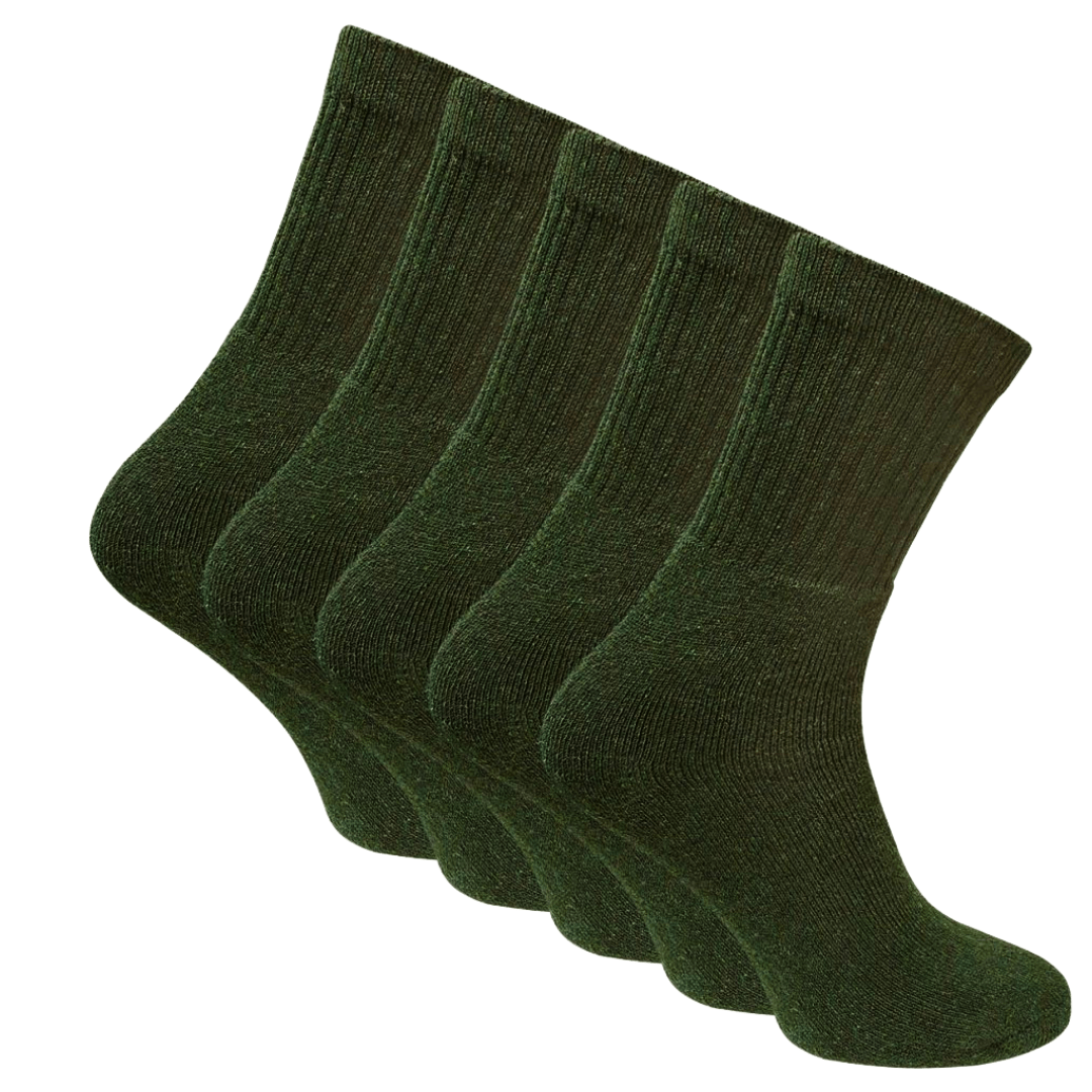 Herren Bundeswehrsocken Olivgrün 1 - 8 Paar - Easy2sell - Deluxe