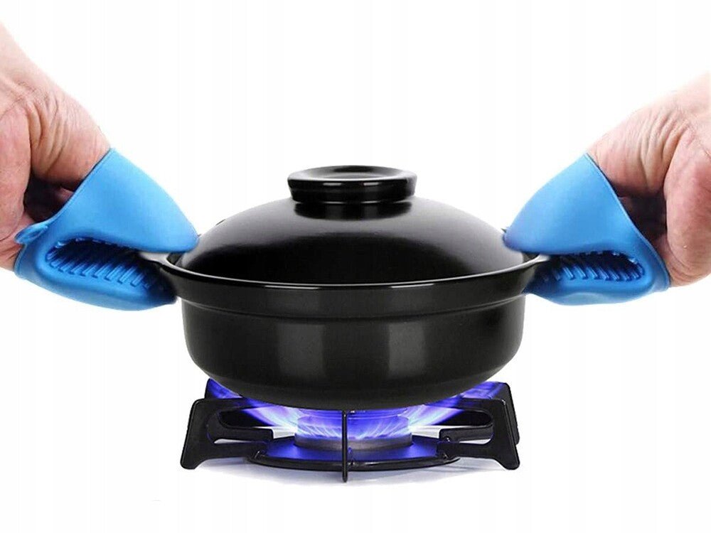 Hitzebeständige Silikon Ofenhandschuhe Set - Easy2sell - Deluxe