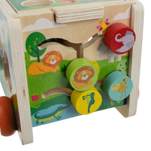 Holzspielzeug Sortierauto – 3er Set Steckspiel aus Holz für Kinder - Easy2sell - Deluxe