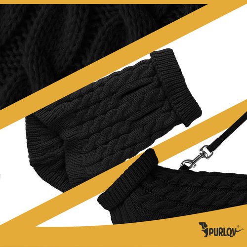 Hunde - /Katzenkleidung Größe L schwarz Purlov 26218 - Easy2sell - Deluxe