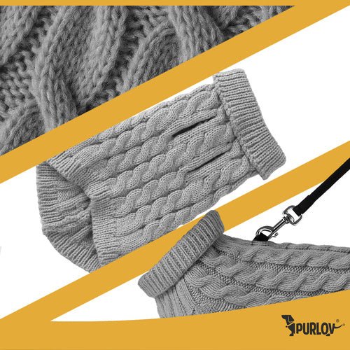 Hunde - /Katzenkleidung Größe M grau Purlov 26217 - Easy2sell - Deluxe
