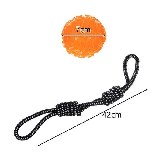 Hundespielzeug Set 10 Stück – Interaktives Kauspielzeug aus Seil und Gummi - Easy2sell - Deluxe