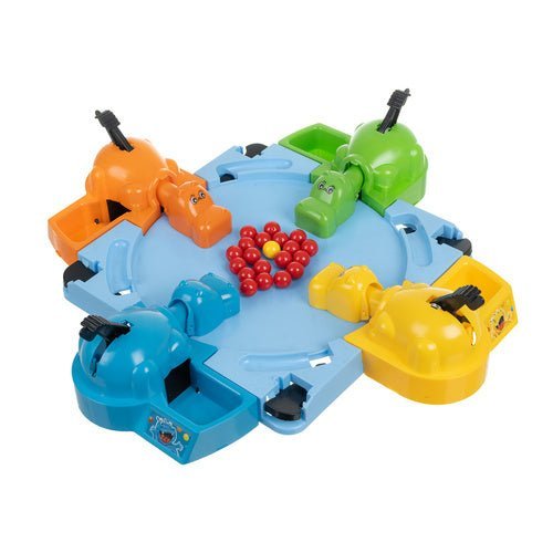 Hungry Hippos Arcade - Spiel – Nilpferd Fangspiel für 2 - 4 Spieler, Bunt - Easy2sell - Deluxe
