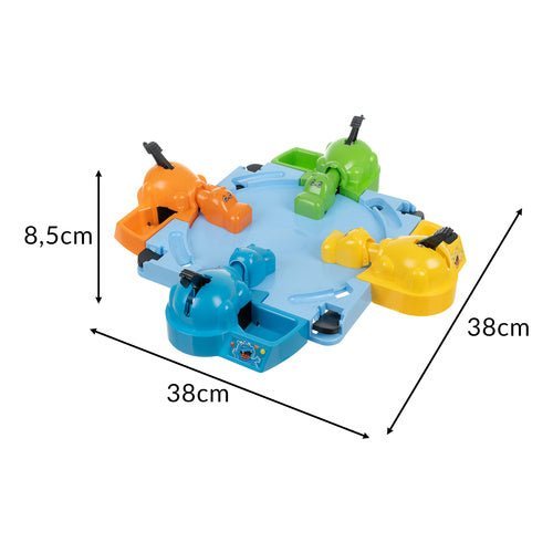 Hungry Hippos Arcade - Spiel – Nilpferd Fangspiel für 2 - 4 Spieler, Bunt - Easy2sell - Deluxe
