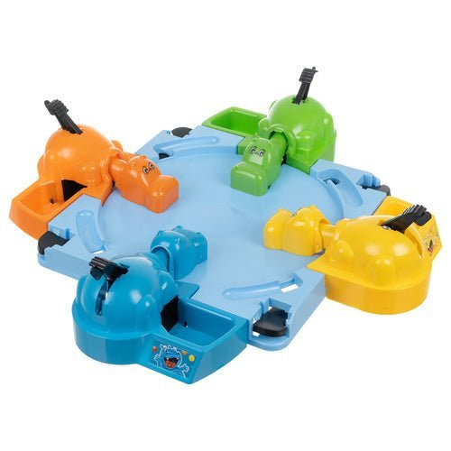 Hungry Hippos Arcade - Spiel – Nilpferd Fangspiel für 2 - 4 Spieler, Bunt - Easy2sell - Deluxe