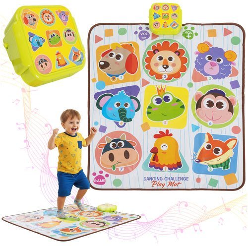 Interaktive Tanzmatte für Kinder – Musikmatte mit Tiermotiven, 82x65 cm - Easy2sell - Deluxe