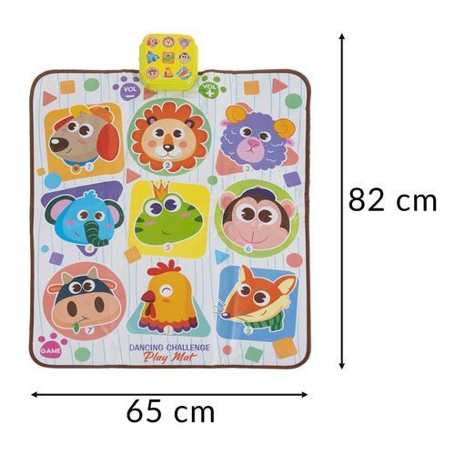 Interaktive Tanzmatte für Kinder – Musikmatte mit Tiermotiven, 82x65 cm - Easy2sell - Deluxe