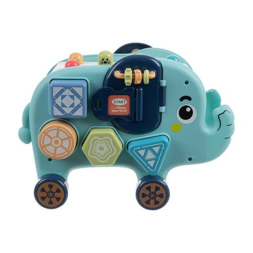 Interaktives Elefant Spielzeug – Montessori Motorikwürfel ab 18 Monaten - Easy2sell - Deluxe