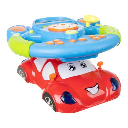 Interaktives Lenkrad Spielzeug mit Musik, LED - Projektor und Sound für Kinder - Easy2sell - Deluxe