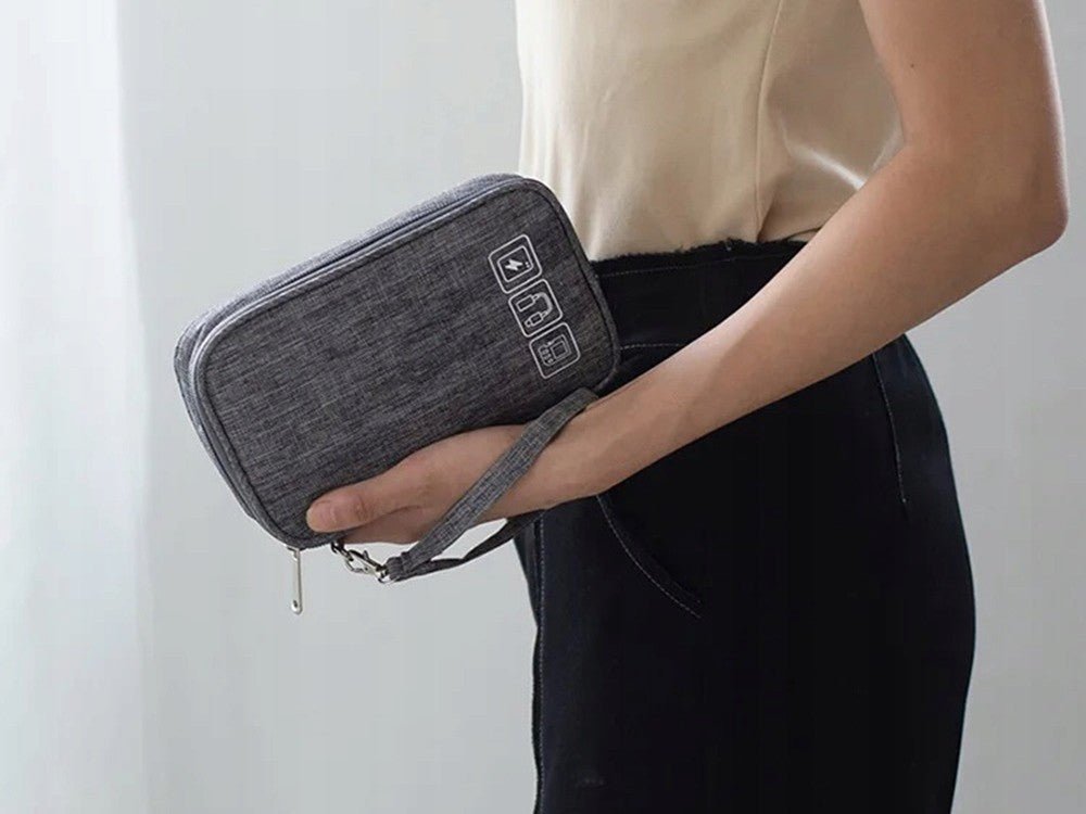 Kabel Elektronik Zubehör Reise Tasche Organizer Aufbewahrungtasche USB Netzteil - Easy2sell - Deluxe