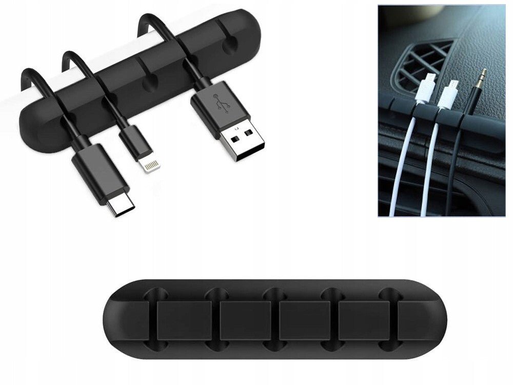 Kabelhalter Organizer PC Ladekabel Halter Schreibtisch Auto Kabel Management - Easy2sell - Deluxe