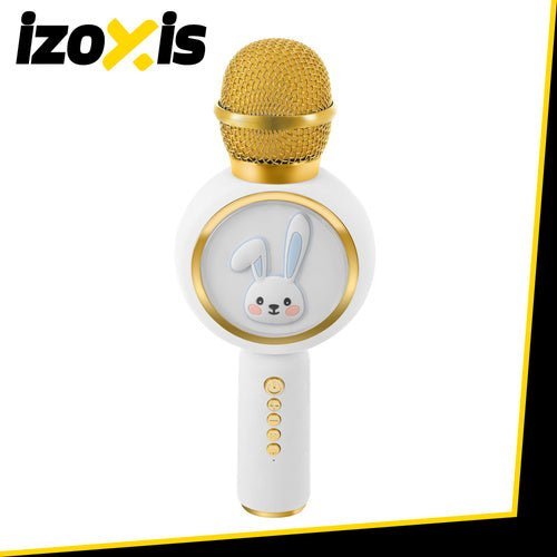 Kabelloses Karaoke - Mikrofon mit klarer Klangqualität, weiß - Easy2sell - Deluxe