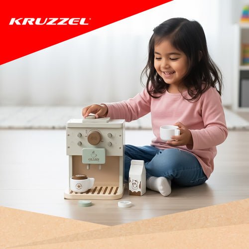 Kaffeekanne aus Holz für Kinder Kruzzel 26512 - Easy2sell - Deluxe