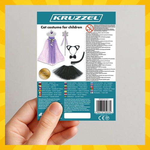 Kätzchenkostüm - 7 - teiliges Set Kruzzel 26474 - Easy2sell - Deluxe